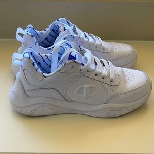 Champion women’s white tennis shoes, size 6
